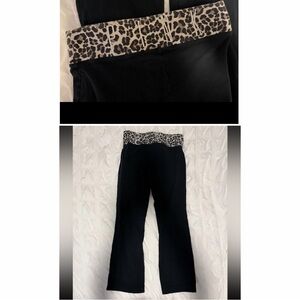Victoria's Secret PINK VS Bling Vintage Y2k Yoga Pants Bootcut Leopard Cheetah